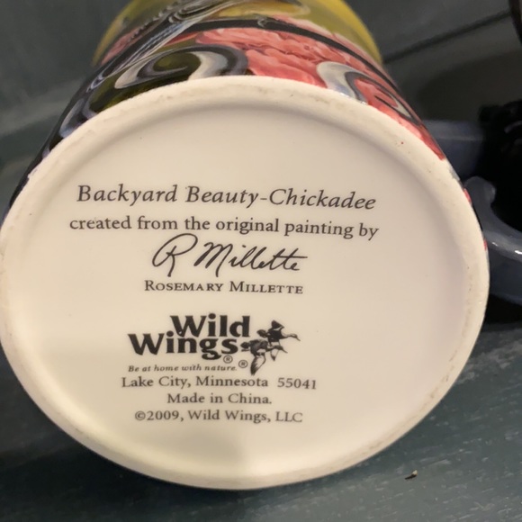 Chickadee Sculpted Mugs Set by Rosemary Millette By Brand Wild - Picture 8 of 11